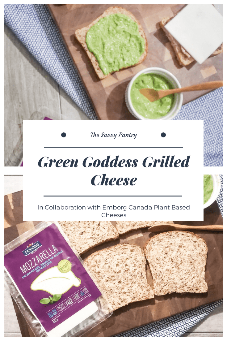 The Savvy Pantry Green Goddess Grilled Cheese