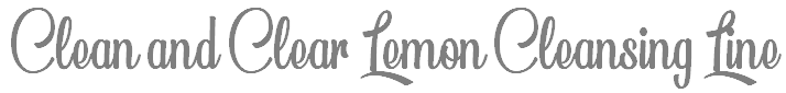 Clean &amp; Clear Lemon Cleansing Line