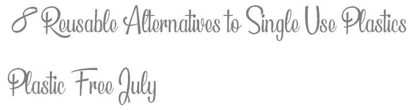 8 Reusable Alternatives to Single Use Plastics for Plastic Free July