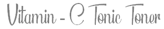 Logo-Vitamin C Tonic Toner