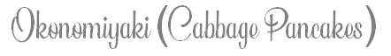 Okonomiyaki