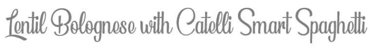 TheSavvyPantry-LentilBolognese-Title